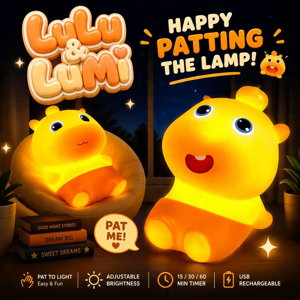 LuLu & LuMi Night Lamp 噜噜&噜妹 夜灯摆设