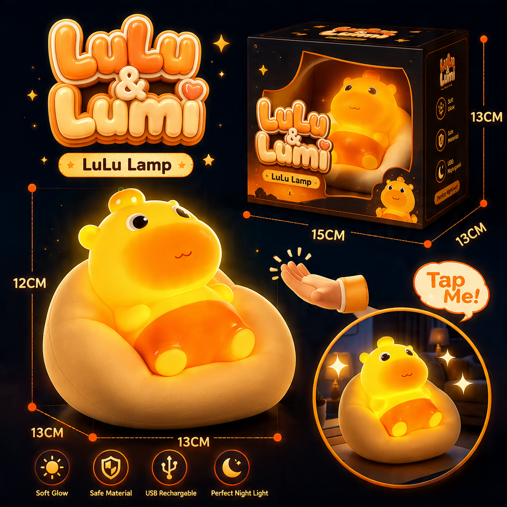 LuLu & LuMi Night Lamp 噜噜&噜妹 夜灯摆设