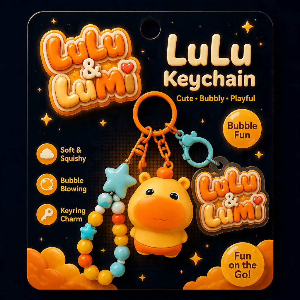 LuLu&LuMi Keychain  噜噜&噜妹 钥匙扣