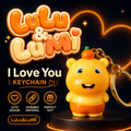 LuLu&LuMi I Love You Keychain  噜噜&噜妹 我爱你钥匙圈