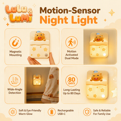 LuLu&LuMi Motion-Sensor Night Light