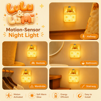 LuLu&LuMi Motion-Sensor Night Light