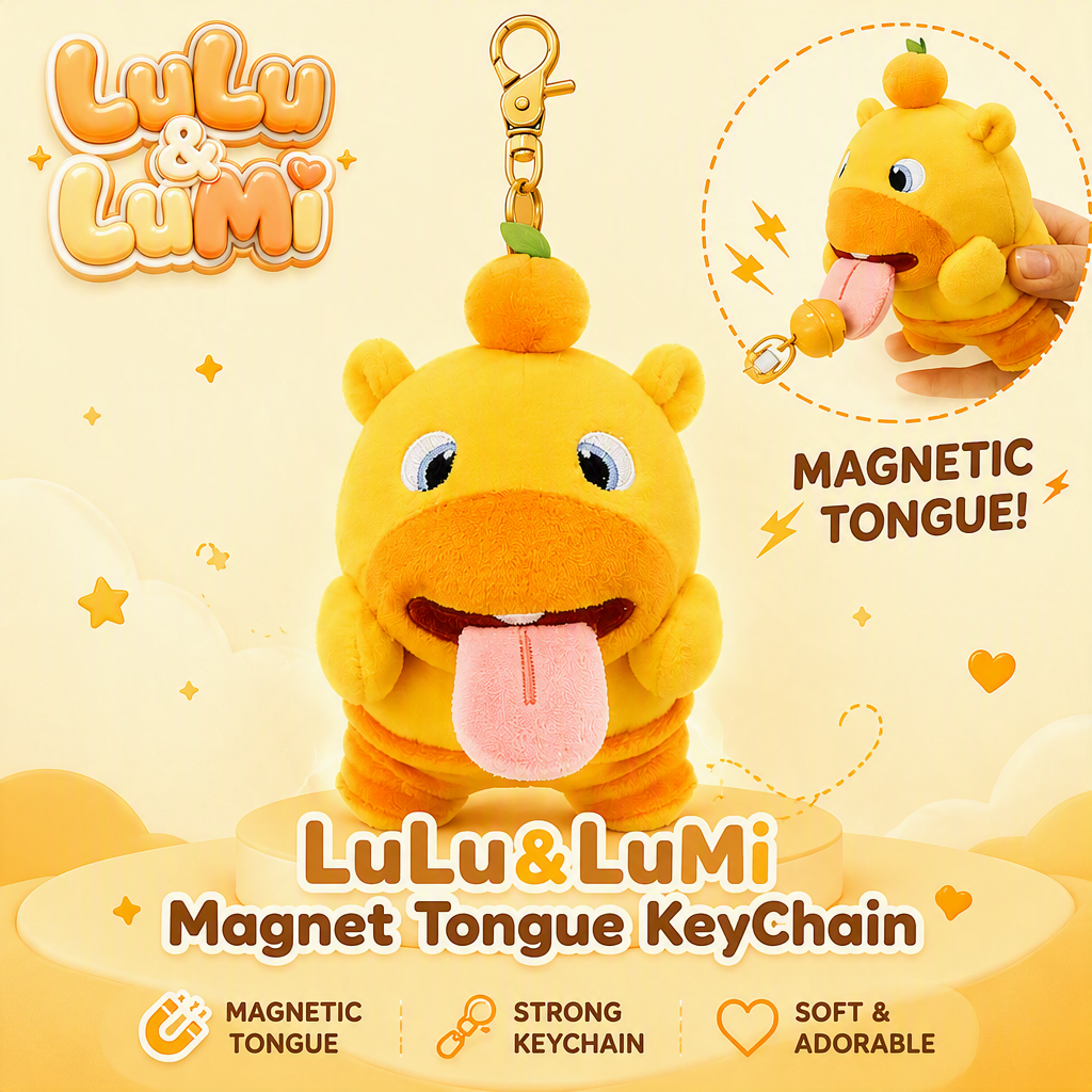 LuLu&LuMi Magnetic Tongue Keychain
