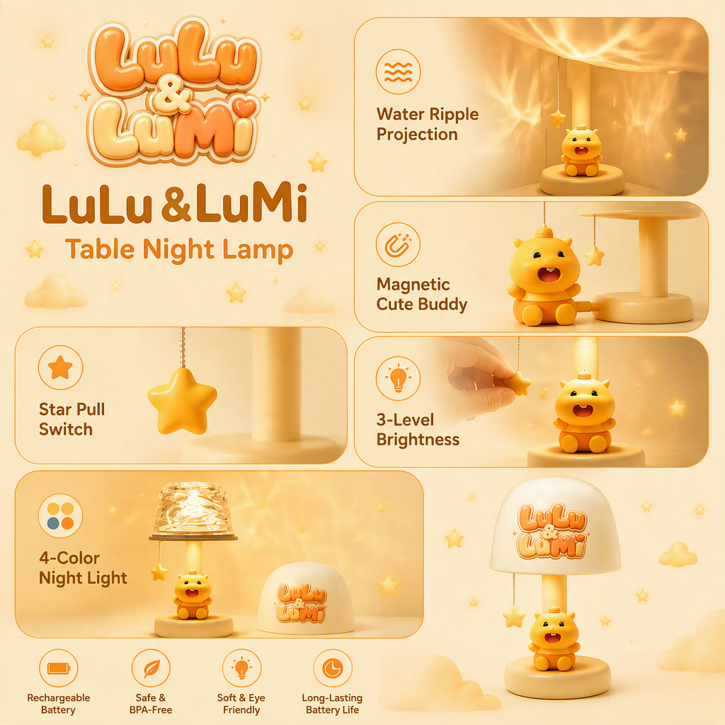 LuLu&Lumi Table Night Lamp